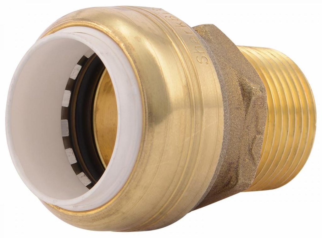 3/4 PVC x 3/4 MPT Schedule 40 Connector