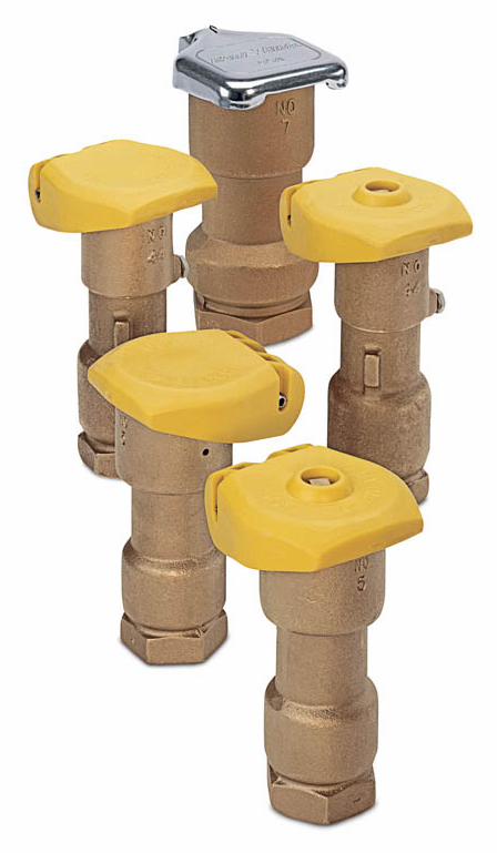 1" Quick Coupling Valve with Locking Rubber Cover 2-Piece Body