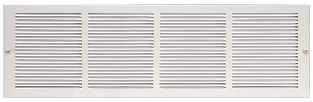 30x08 WHT Baseboard Grl