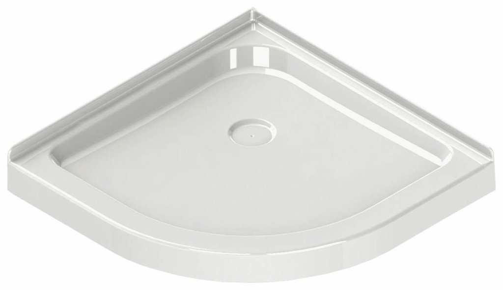 32" Neo-Round Center Drain Corner Shower Base