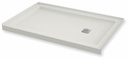 B3Square 6032 RH Drain Alcove Shower Base
