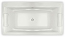 Optik C 66" x 36" Center Drain Drop-In Tub