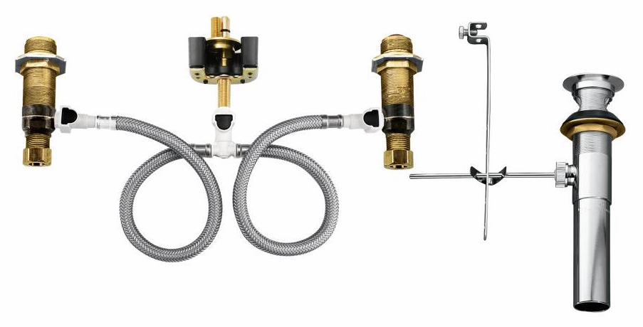 Rough-In for Widespread Bathroom Faucet (IPS)