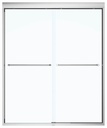 Kameleon 55-59" x 71" Alcove Sliding Shower Door with SoftClose & Towel Bar