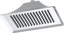 RSVP Rectangular Raincan Shower Head