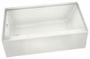 Rubix 6030 RH Drain Alcove Tub