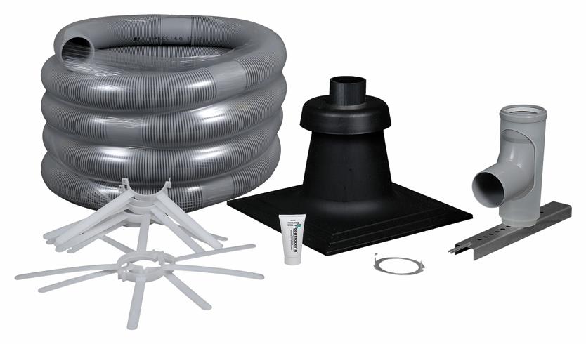 4 x 35ft Flex Chimney Kit