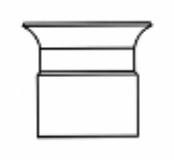 4" PVC DB2/TEL WHITE BELL END