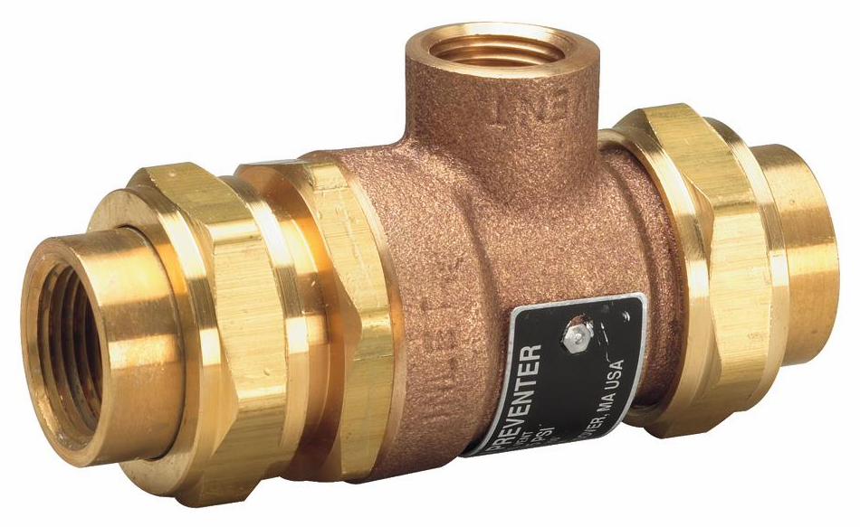 3/4 In 9DM2 CAN 3/4 Dual Check Valve With Vent