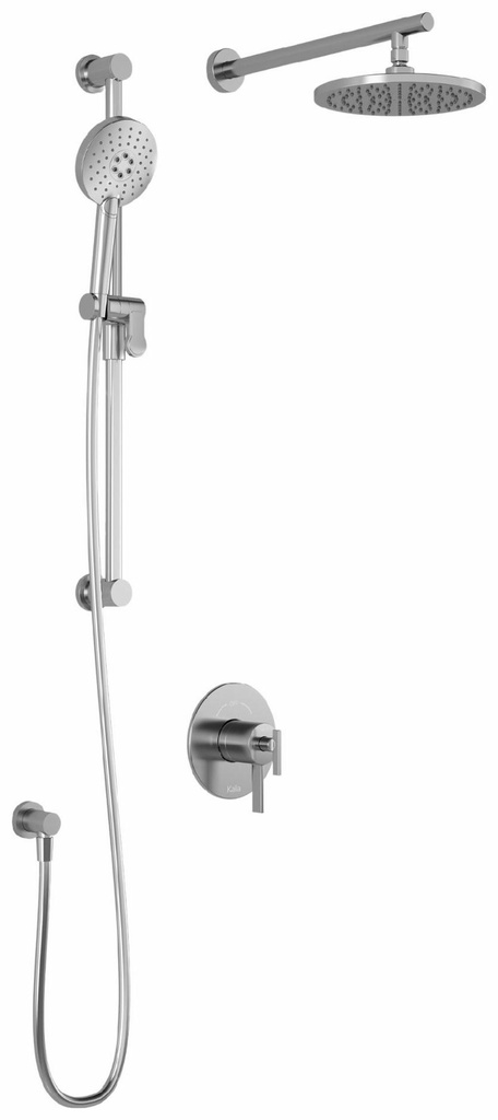 RoundOne TCD1 Thermostatic Coaxial Shower System with Wall Arm