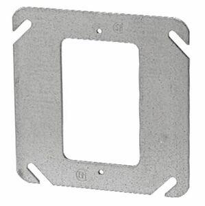 1-DEV FLAT 4"SQ COVER MUD RING