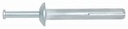 1/4" X 1-1/4" Zamac Nailin Hammer Drive Anchor, Mushroom Head (100/Pkg)