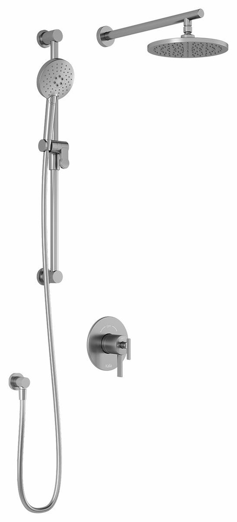 RoundOne TCD1 Thermostatic Coaxial Shower System with Wall Arm (less valve)