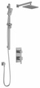 SquareOne TD2 Thermostatic Integrated Diverter Shower System with Wall Arm