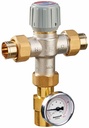3/4 in Union Sweat with Temp Gauge Mixing Valve LF - STD