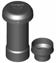 CARBON VENT FILTER REDUCER 2" PIPE