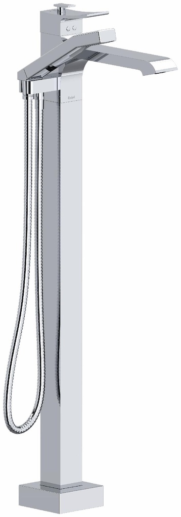 Zendo Single Hole Floor Mount Tub Filler Trim