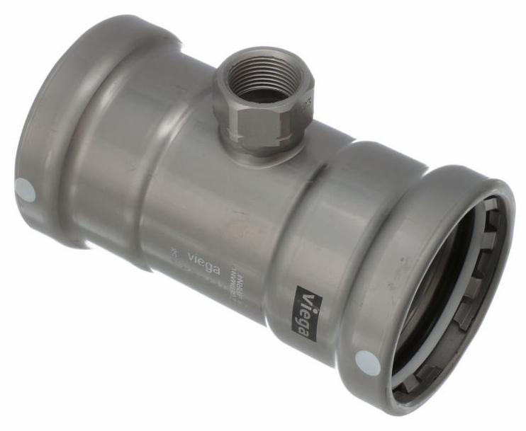 3" x 3" x 3/4" PxPxFPT MegaPress Tee