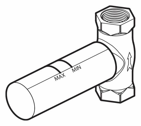 3/4" Volume Control Rough-In Valve