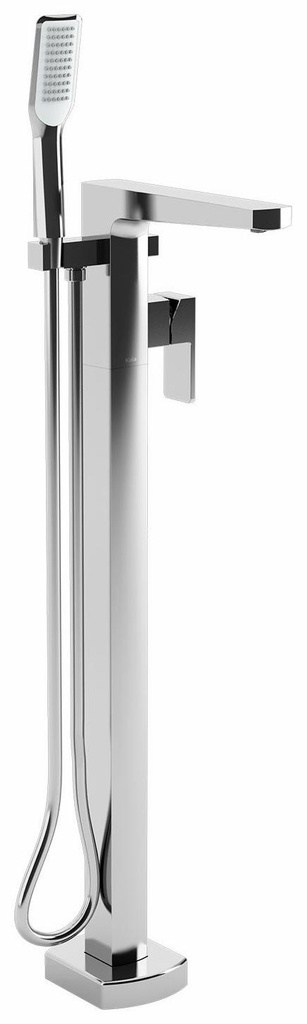 Grafik 3-Piece Floor Mount Tub Filler with Hand Shower