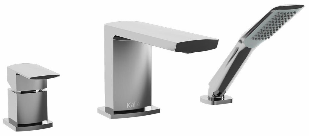 Grafik 3-Piece Roman Tub Faucet with Hand Shower