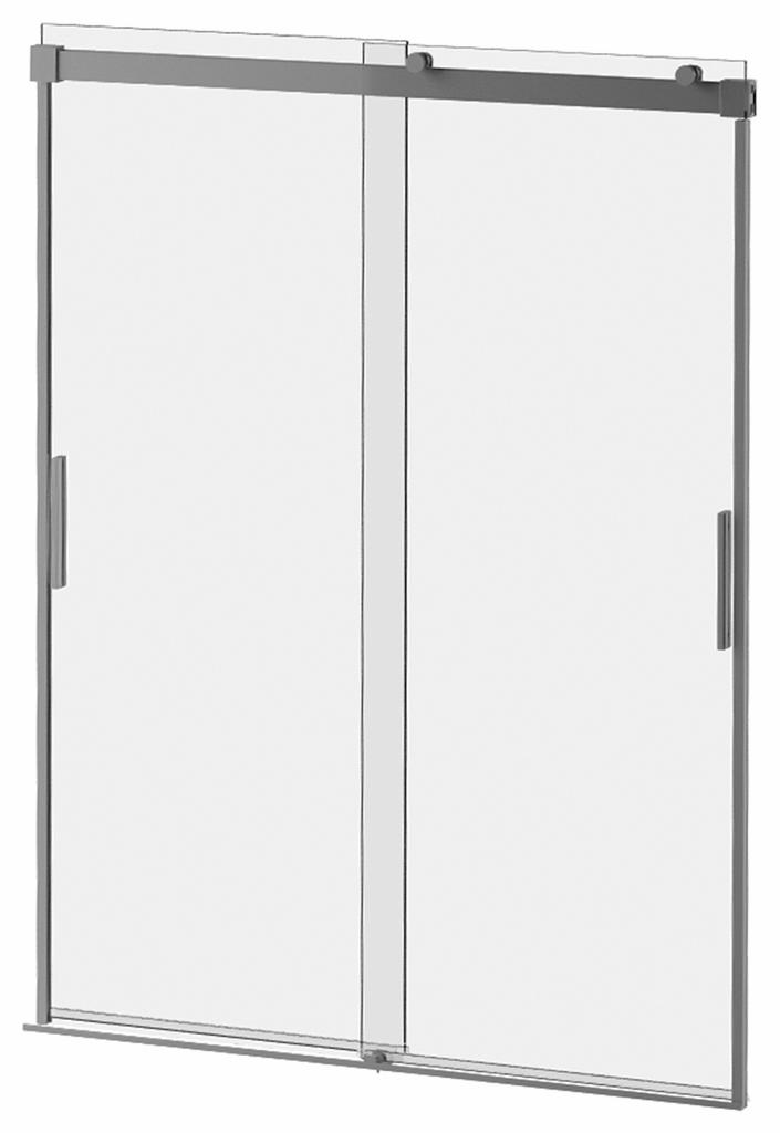 Akcess (Box 1 of 2) 60" x 77" Internal Panel Sliding Shower Door