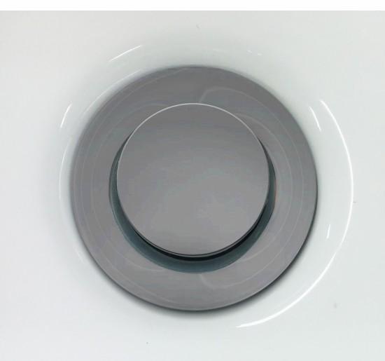 Push Drain for Bathroom Sink with Overflow