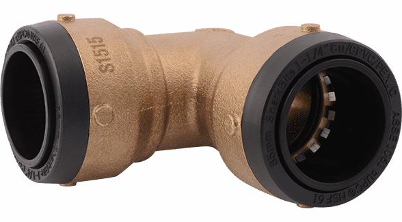 1-1/4" x 1-1/4" 90 Deg Elbow Lead Free