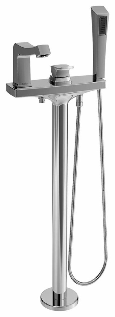 Umani Floormount 3-Piece Tub Filler with Hand Shower