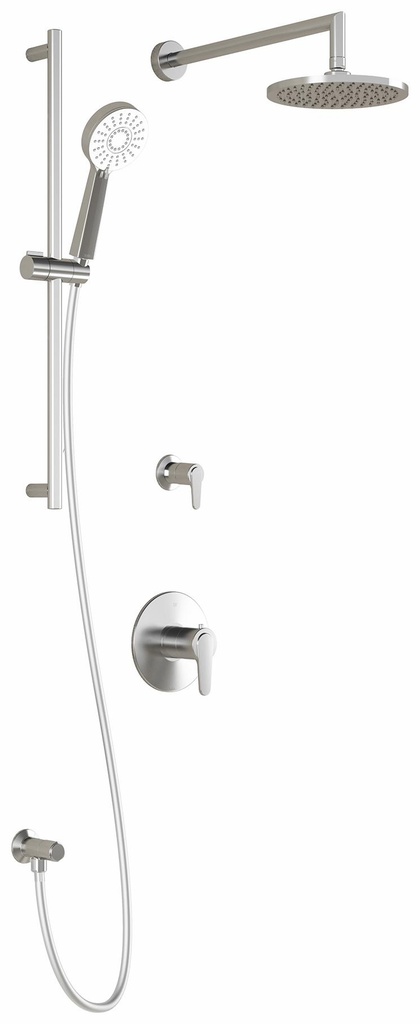 Kontour T2 Thermostatic Shower System with Wall Arm