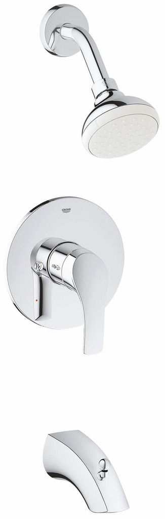 Eurosmart Pressure Balance Tub and Shower Trim
