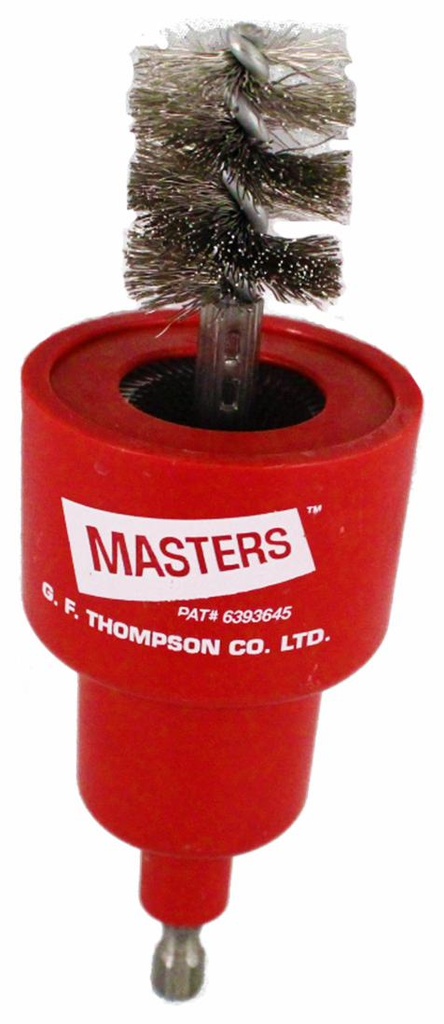 3/4" 2-in-1 Power Fitting Brush & Tube Cleaner