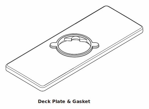 Escutcheon for 90 Degree Bathroom Faucet