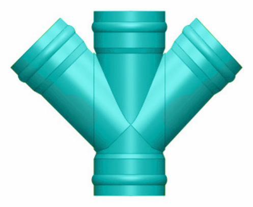 DBL WYE SWR 06x06x04x04 GGGG