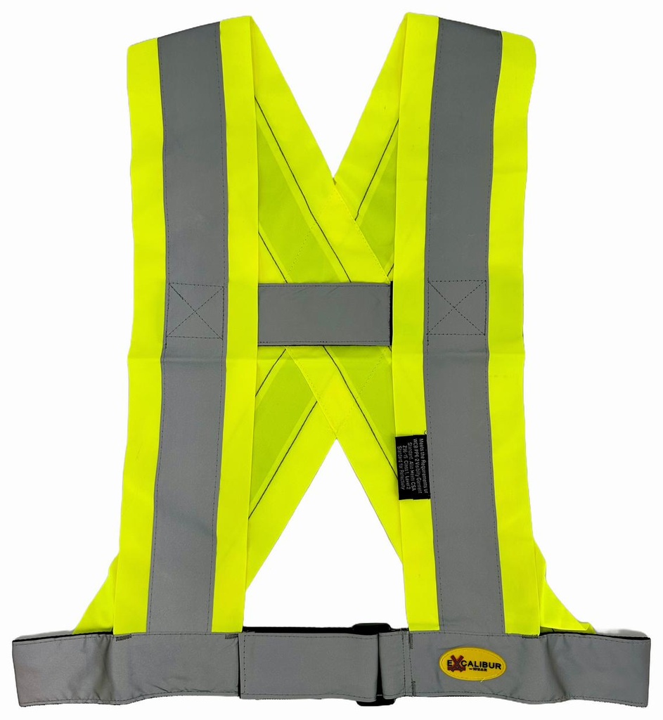 HI-VIZ TRAFFIC SASH BELT 4"YLLW LARGE