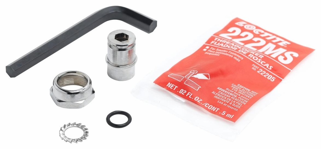 T&S EasyInstall Kit: Swivel Nut, Bushing, O-Ring, Lock Washer (Not Designed for Equip PRUs)