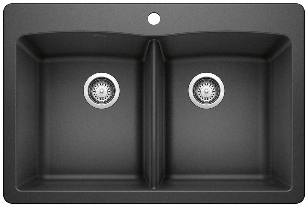 Diamond 210 2 Bowl Drop-In Silgranit Sink