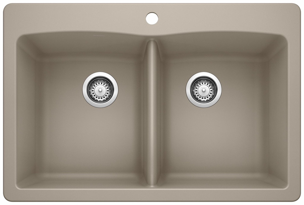 Diamond 210 2 Bowl Drop-In Silgranit Sink