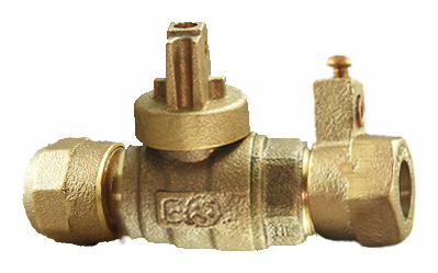 N/L F/PORT B/V CURB - 3/4" CB x 3/4" CB ELECT TAIL