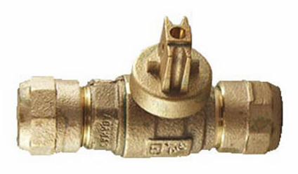 N/L F/PORT B/V CURB with DRN - 1 1/4" CB x 1 1/4" CB