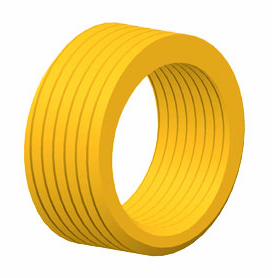 N/L MTR ADPT - 3/4" MTR THRD x 5/8 X 3/4" MTR THRD