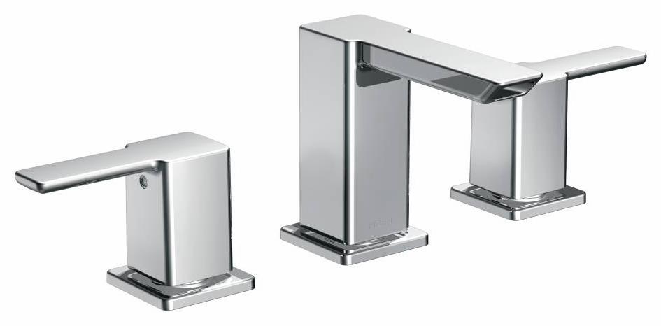 90 Degree Widespread Bathroom Faucet Trim