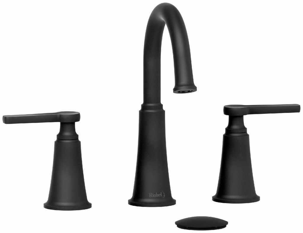 Momenti Widespread Bathroom Faucet with C-Spout with J-Shaped Handles 1.2 GPM