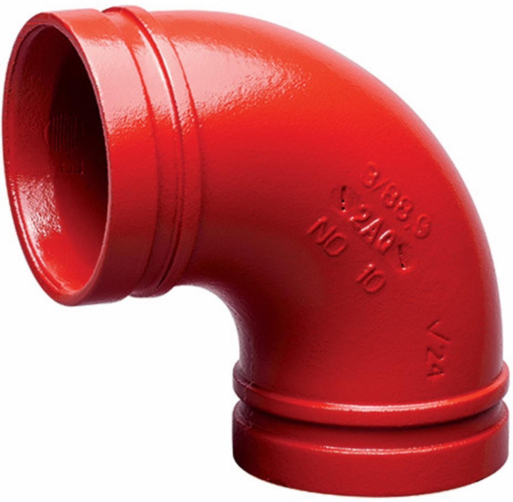 1-1/2" 90 Elbow Galvanized FireLock 10