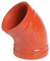 4" 45 Elbow Galvanized FireLock 003