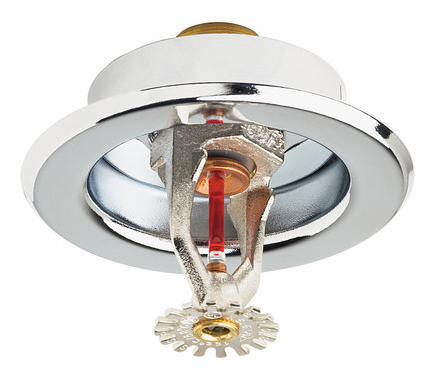 1/2" Quick Response 286F K5.6 Pendent Sprinkler Head Chrome FireLock V2708