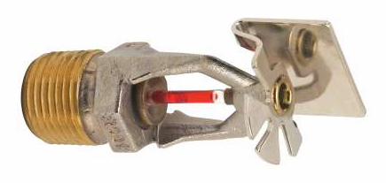 1/2" Quick Response 200F K5.6 Horizontal Sidewall Sprinker Head Chrome FireLock V2710