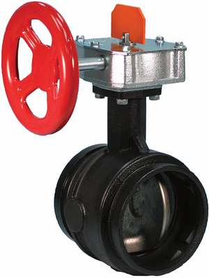 4 FIRELOCK SERIES 705        ~ BUTTERFLY VALVE W/TAP 114.3MM