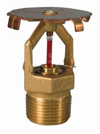 3/4" Standard Response ECOH K14 155F Upright Brass Sprinkler FireLock V3425