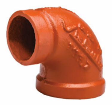 1" Grooved x FPT 90 Elbow FireLock 145